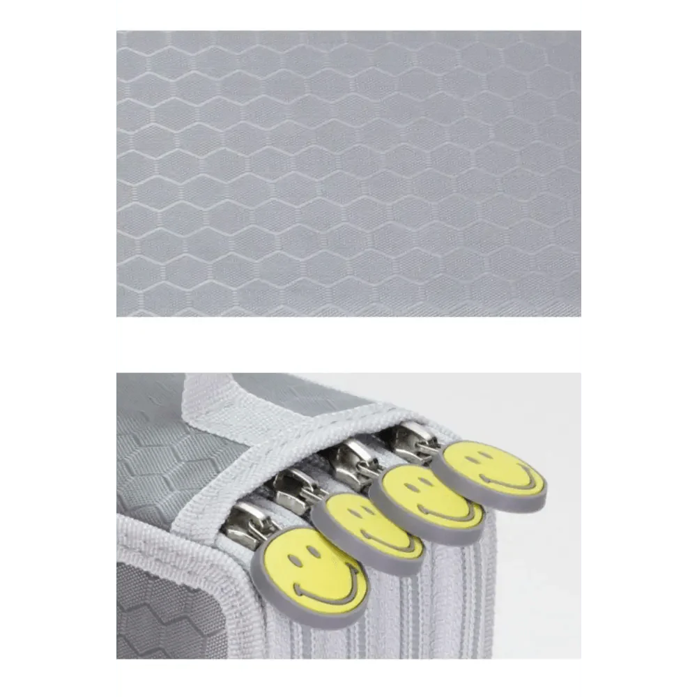 Unique Purple Cute Big 36/48/72 Holes Stationery Students Pencil Case High Quality Large Capacity Pencil Box