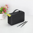 Unique Purple Cute Big 36/48/72 Holes Stationery Students Pencil Case High Quality Large Capacity Pencil Box