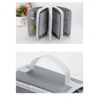 Unique Purple Cute Big 36/48/72 Holes Stationery Students Pencil Case High Quality Large Capacity Pencil Box